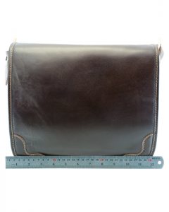 کیف دوشی بند پهن چرم طبیعی