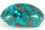 نگین فیروزه رگه دار زیبا