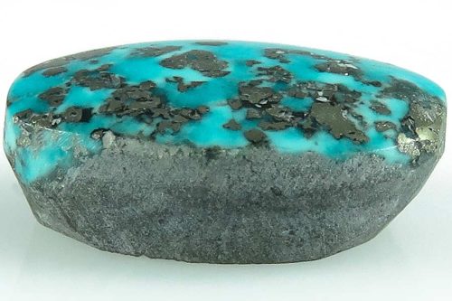 نگین طبیعی فیروزه طرح بیضی