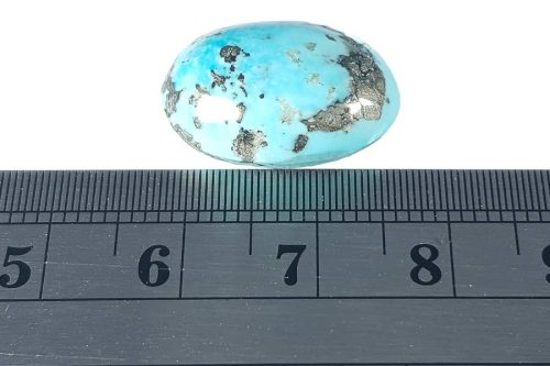 اندازه نگین فیروزه آبی آسمانی