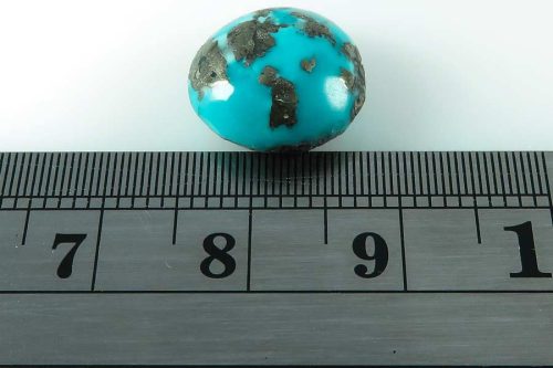 اندازه نگین فیروزه زیبا طرح گرد