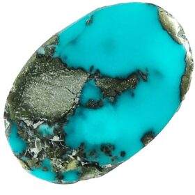 سنگ فیروزه آبی خوش رنگ