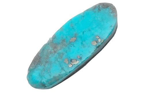 سنگ فیروزه بیضی شکل