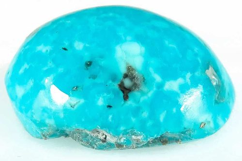 نگین آبی فیروزه ای خوش رنگ