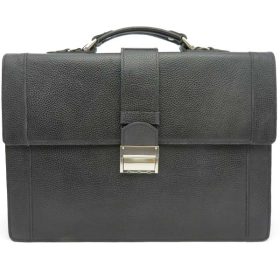 کیف چرمی اداری مشکی