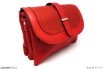 خرید کیف چرم طبیعی قرمز