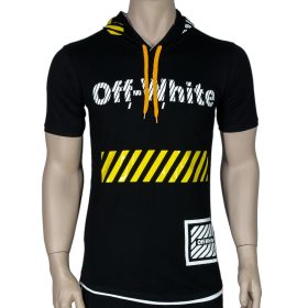 تیشرت پسرانه آف وایت Off-White (کلاه دار)