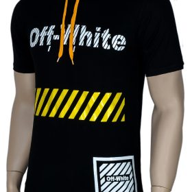 خرید تیشرت پسرانه آف وایت Off-White (کلاه دار)