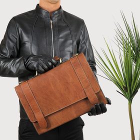 کیف دستی و دوشی مدل اداری چرم طبیعی