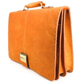 کیف چرمی اصل رنگ عسلی