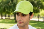 کلاه چرم طبیعی نقابدار سبز