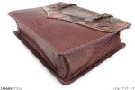 کیف دستی چرم طبیعی قلم‌زنی طرح گل - Image 5