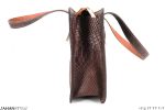 کیف دستی چرم طبیعی قلم‌زنی طرح گل - Image 7