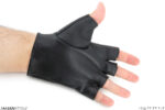 دستکش مردانه مشکی چرم طبیعی