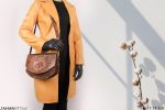 کیف دوشی چرم طبیعی اشبالت قلم‌زنی - Image 2