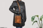 کیف مدارک اسپرت چرم طبیعی دور زیپ - Image 10