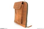 کیف مدارک اسپرت چرم طبیعی دور زیپ - Image 7