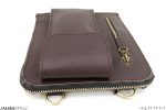 کیف مدارک اسپرت چرم طبیعی دور زیپ - Image 7