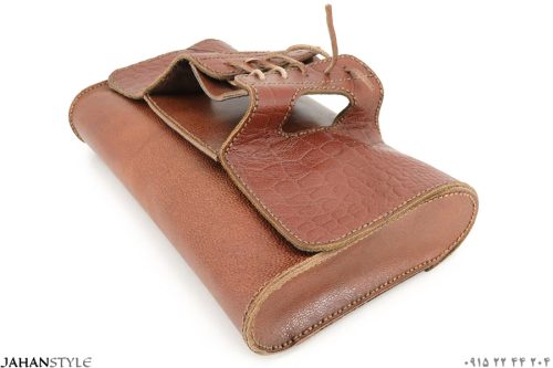 کیف دستی چرم طبیعی طرح کفش - Image 3