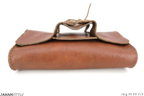 کیف دستی چرم طبیعی طرح کفش - Image 5