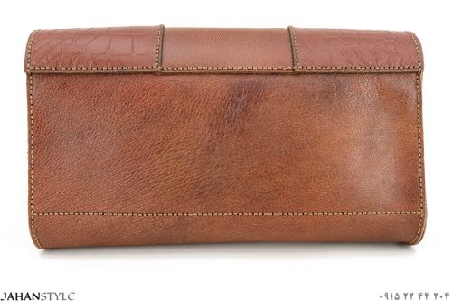 کیف دستی چرم طبیعی طرح کفش - Image 6
