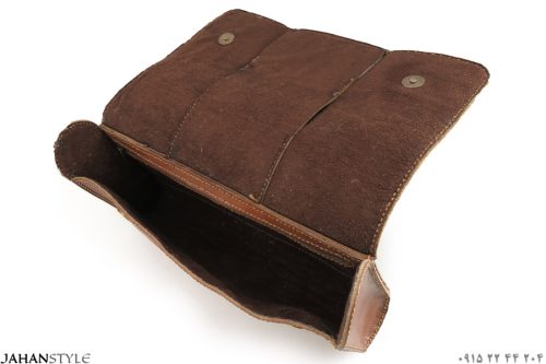 کیف دستی چرم طبیعی طرح کفش - Image 8
