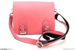کیف دوشی زنانه چرم طبیعی صورتی - Image 11