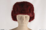 کلاه خزدار قرمز زنانه