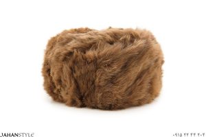 کلاه روسی چرم رنگ قهوه ای