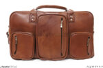 کیف بزرگ مسافرتی چرم قهوه‌ای