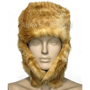 خرید کلاه روسی زرد خرگوش