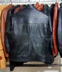 جلیقه مشکی چرم اصلی مردانه