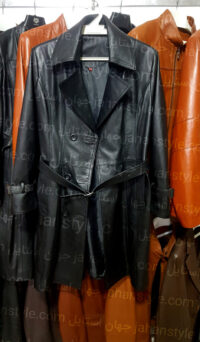 پالتو چرم اصلی زنانه مشکی